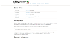 Desktop Screenshot of gura-lang.org